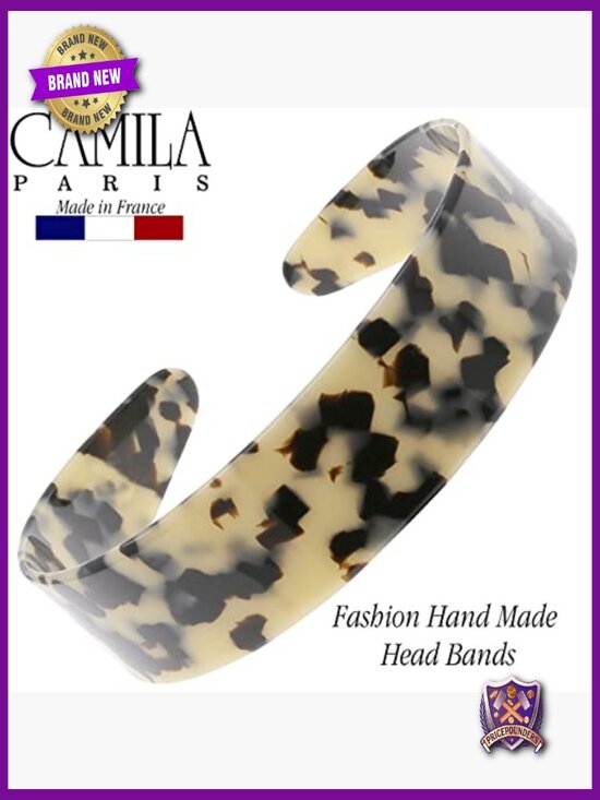 Handmade French Headband No Slip Grip Strong Hold Flexible Hair Band Women main image 5
